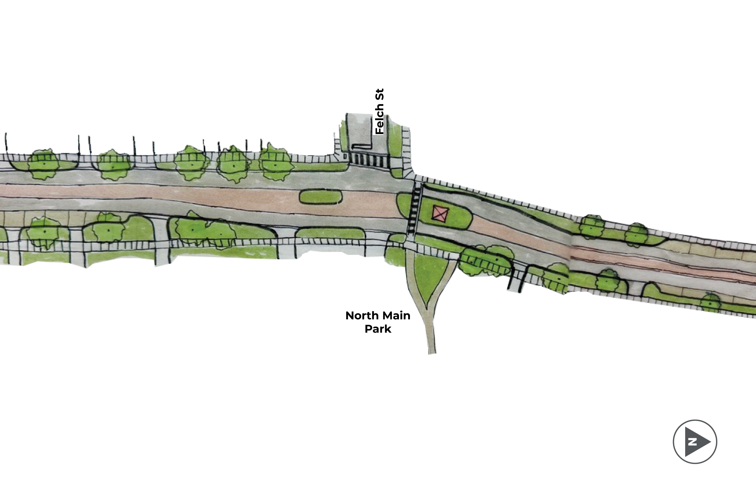 Felch Street Intersection