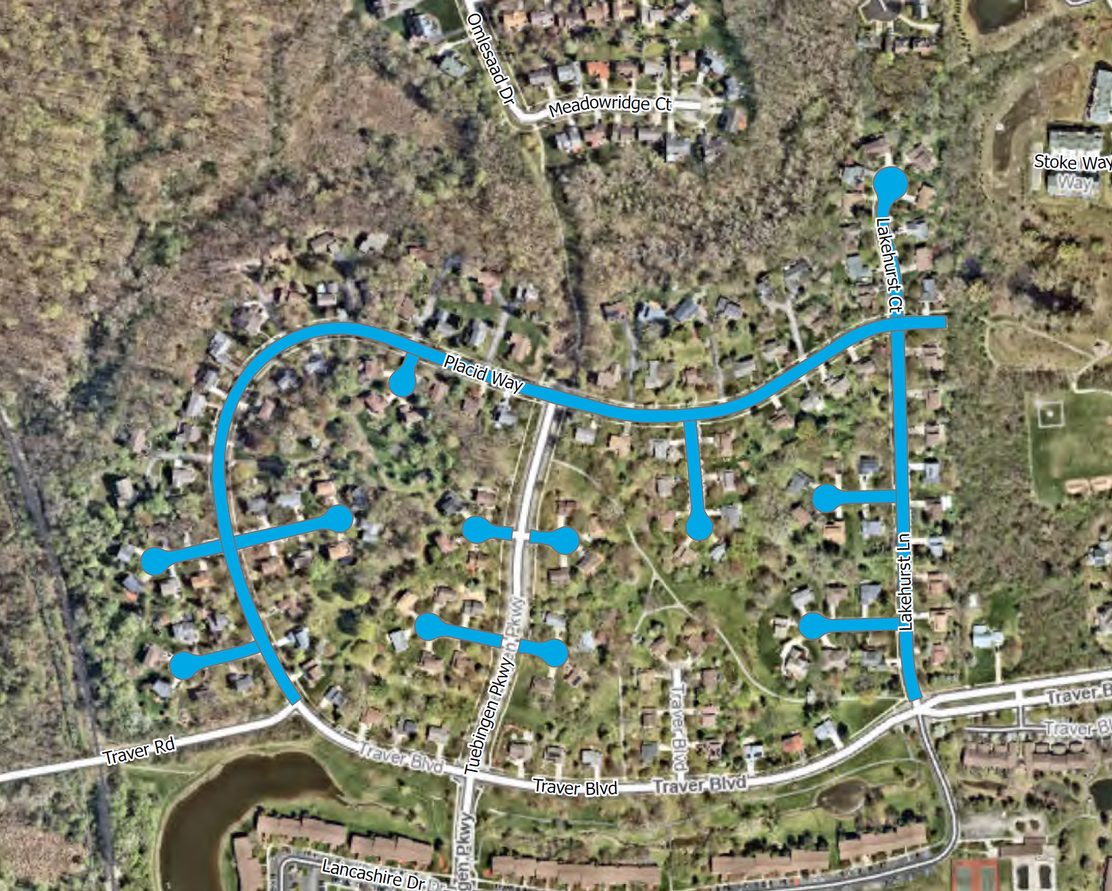Ann Arbor City map