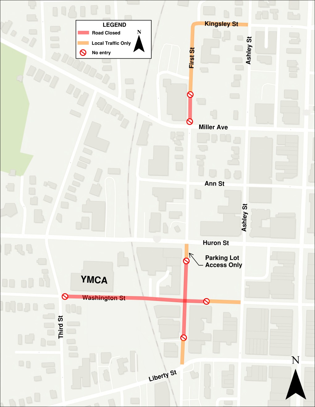 Traffic restrictions in effect September 21, 2026