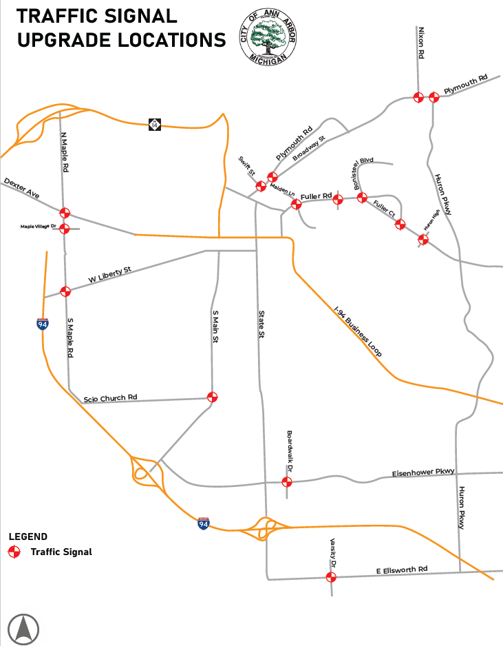 Traffic Signal Project Map