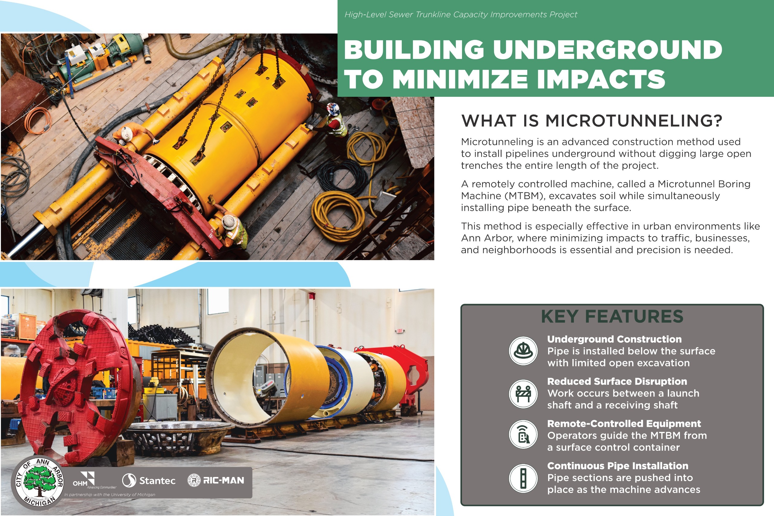 Building underground to minimize impacts