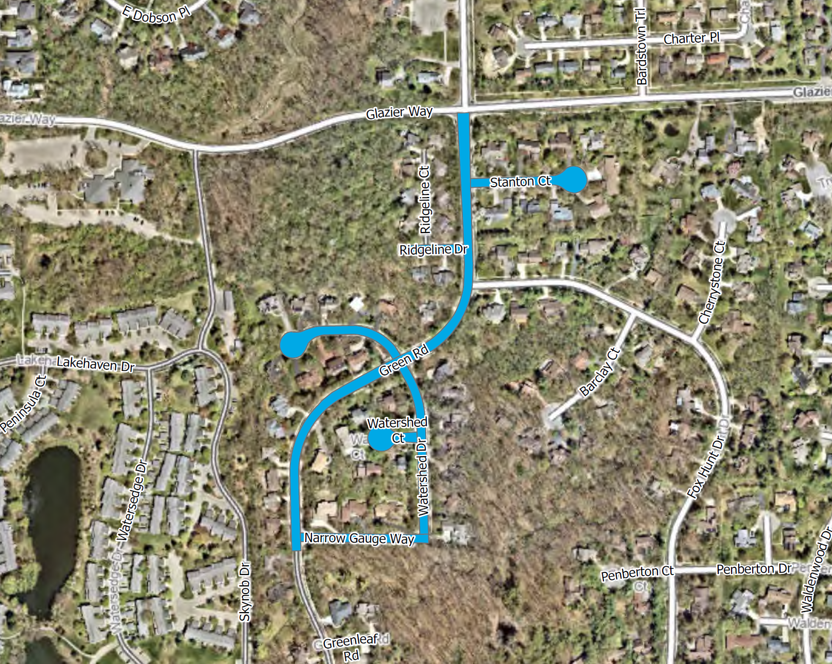 Ann Arbor City map
