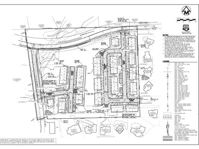 Site layout showing building location and configuration. Version 2 dated August 2026.